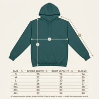 Load image into Gallery viewer, Sizing chart — chest measurements XS through 5XL
