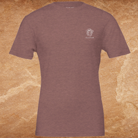 Load image into Gallery viewer, Medusa Vilified shirt Heather Mauve front view flat lay
