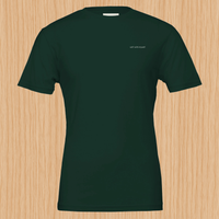Load image into Gallery viewer, Savage With My Standards shirt in Forest — front flat lay showing soft with myself chest script, ultra-soft combed ring-spun cotton