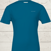 Load image into Gallery viewer, lat product shot of the Deep Teal No. 10 The Manifesto premium luxury tee.
